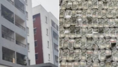 Video: Bundles of notes suddenly started falling from the window, know what happened in Bhubaneswar